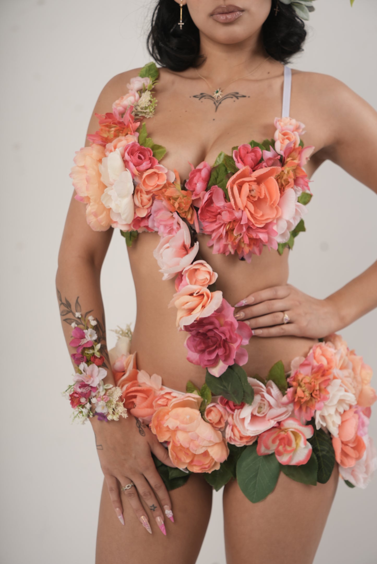 Peach Blossom Trail petal patch